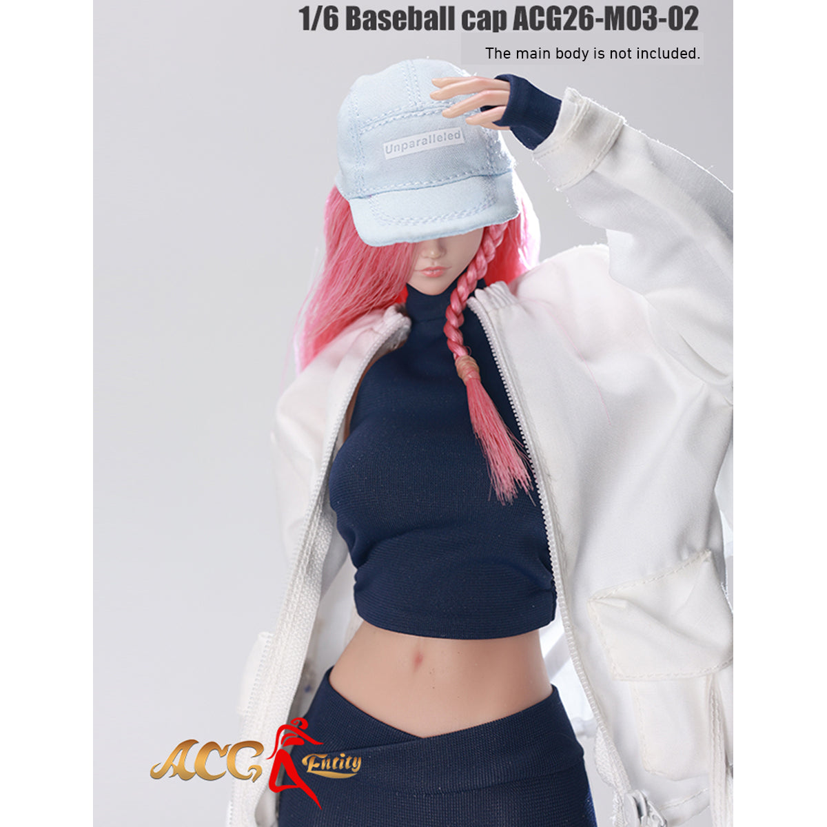 JIAOUDOLL Baseball Cap Trendy Peaked Cap ACG26-M03-02 1/6 Scale Doll Accessory Fit Action Figure
