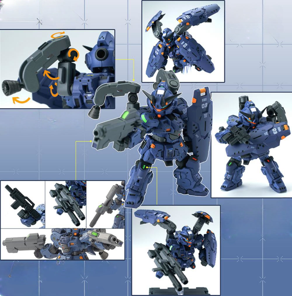 HiPlay Baichuan Model Plastic Model Kits: Barking Hound Space Equipment, Mecha Musume, Fantasy Style Collectible Action Figures CSUO 03