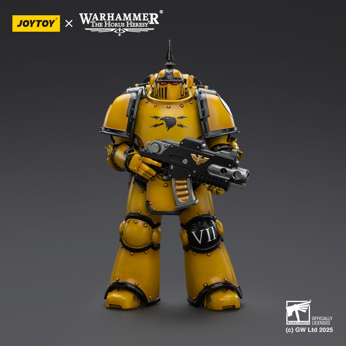 (Only Shipped to the US) JOYTOY Warhammer Imperial Fists MK lll Tactical Legionary JT02649 1/18 Scale Action Figure