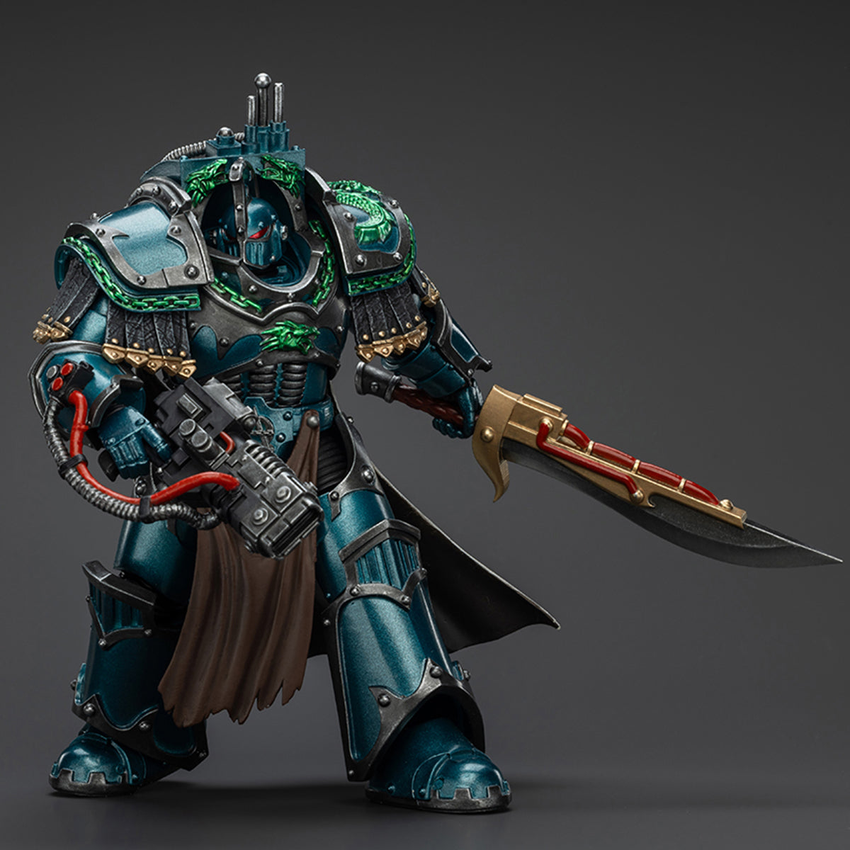 (Only Shipped to the US) JOYTOY Alpha Legion Legion Praetor in Cataphractii Terminator Armour 1/18 Warhammer The Horus Heresy Action Figures