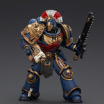 JOYTOY Imperial Knights House Raven Knight Errant & Ultramarines Relic Secundus Armour with Artificer Bolt Rifle Chainsword and Bolt Pistol Action Figures