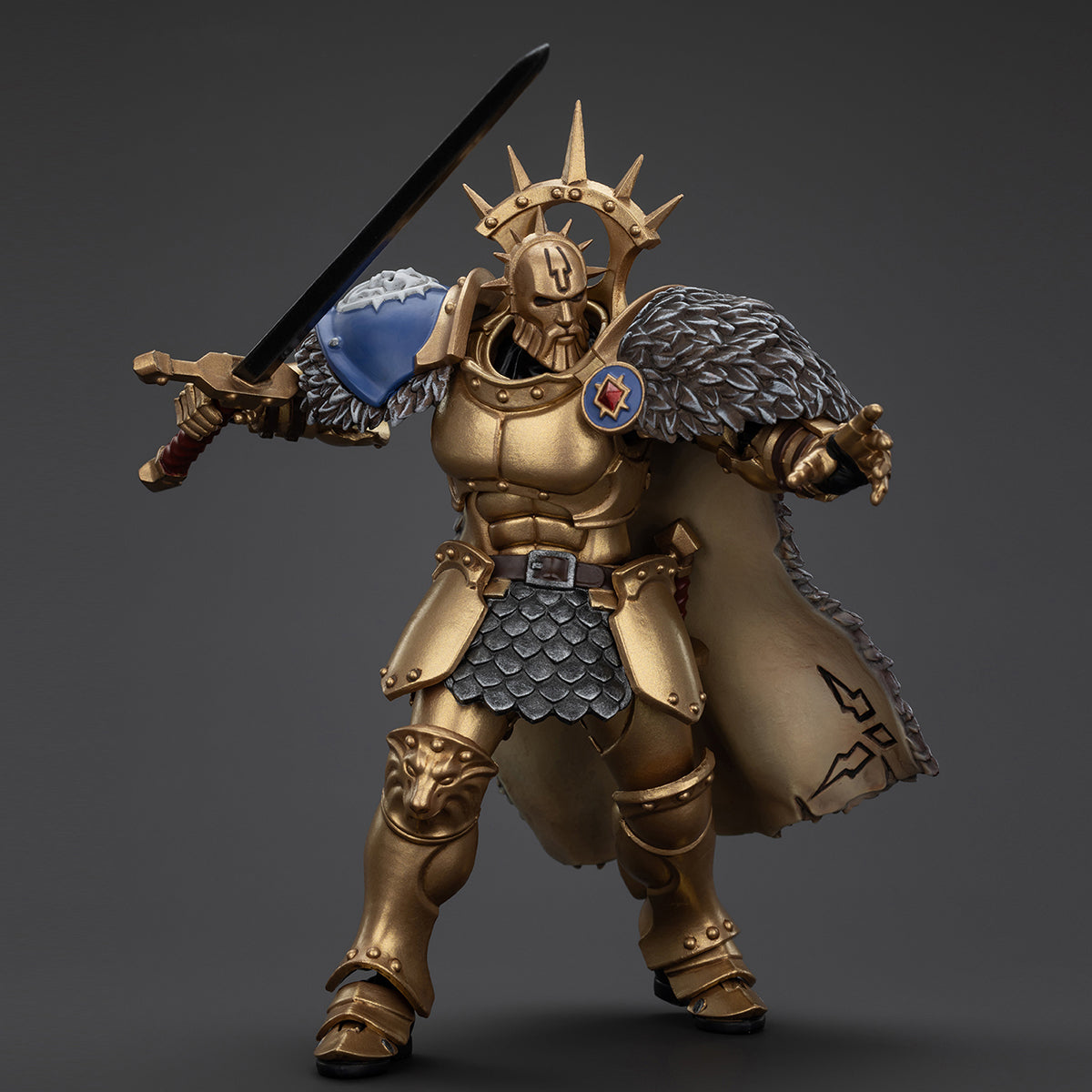 JOYTOY Warhammer AGE OF SIGMAR Stormcast Eternals The Blacktalons Hendrick The Silver Wolf Figuras de acción
