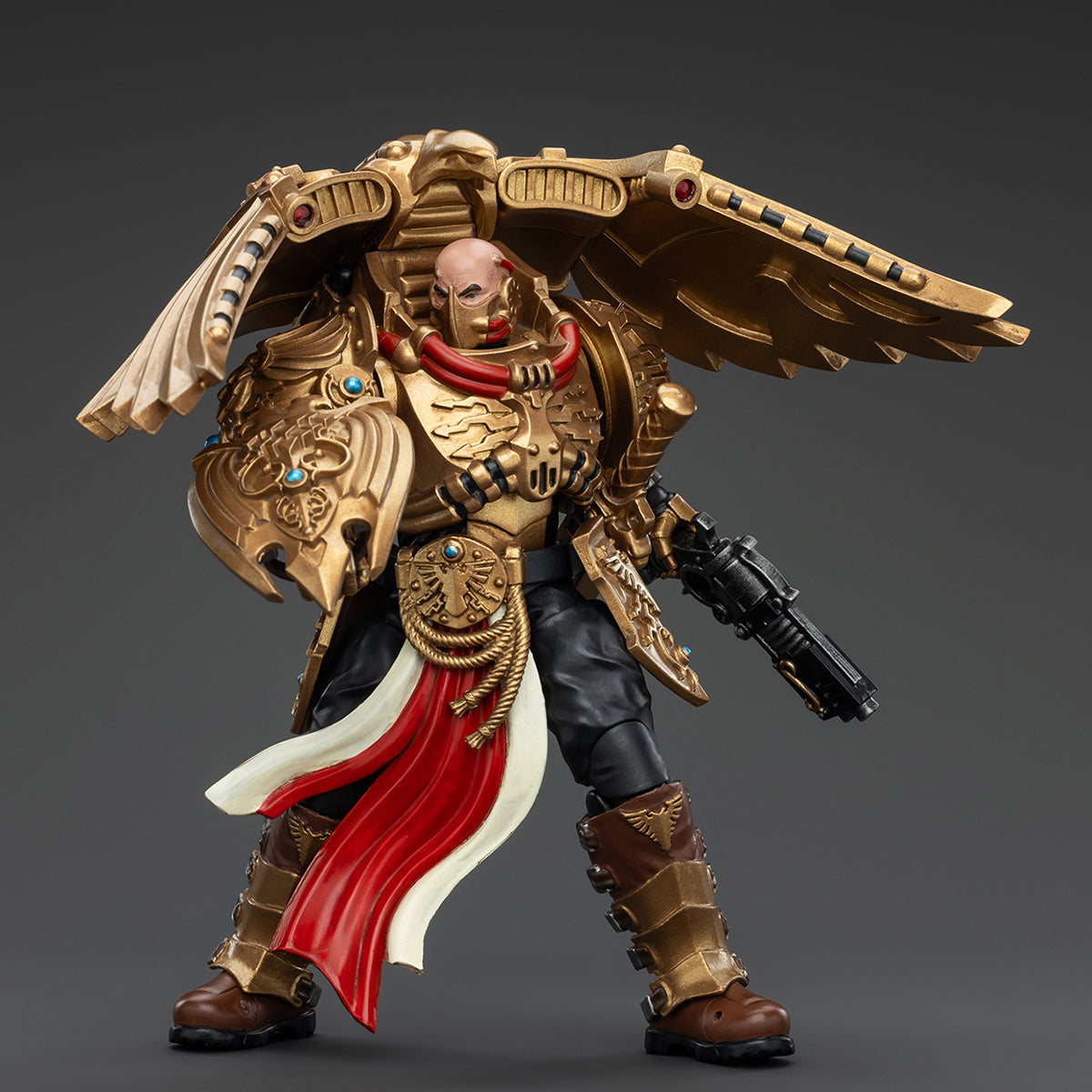 (Only Shipped to the US) JOYTOY 1/18 Legio Custodes JT00782 Custodian Venatari Squad Venatari with Kenetic Destroyer 2 Action Figures