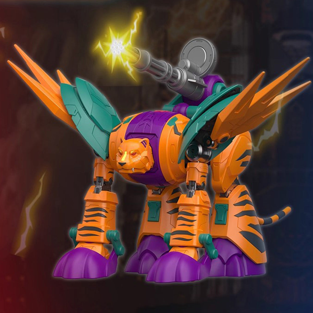 Model Universe RoboWarriors Transformable Beast: Lolo's Adventures Tiger King Alloy Finished Model Action Figure