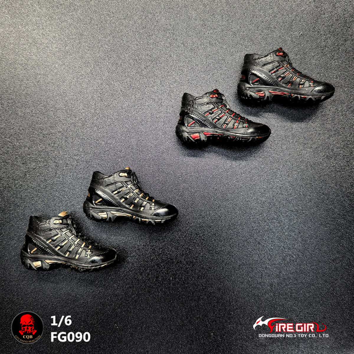 Fire Girl Toys Whole Terriory Special Agent Solid Combat Boots FG090B Doll Accessory 1/6 Scale Fit Action Figure