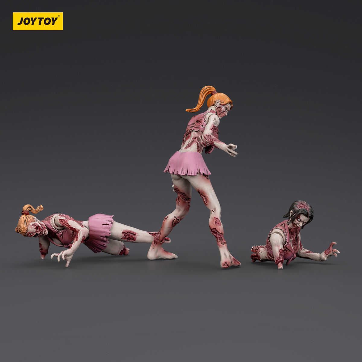 (Only Shipped to the US) JOYTOY 1/25 Dark Source Zombie Figure CheerLeaders JT01574 Action Figures