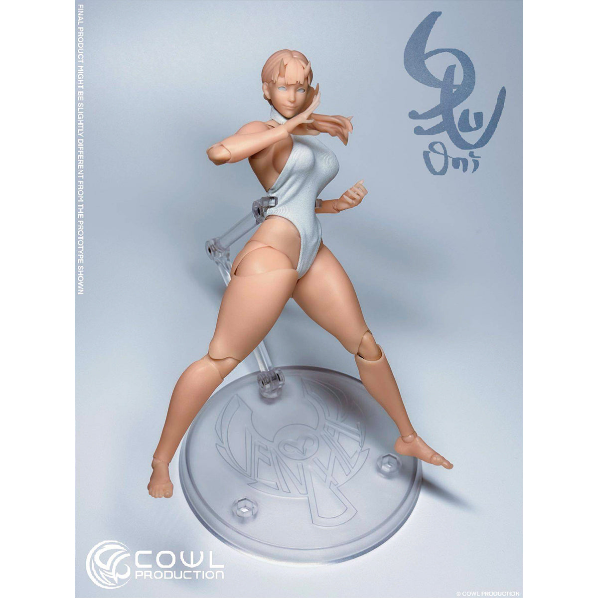 COWL PRODUCTION Ghost Non-makeup Female CP00 Articulated Joints 1/12 Scale Action Figure Body