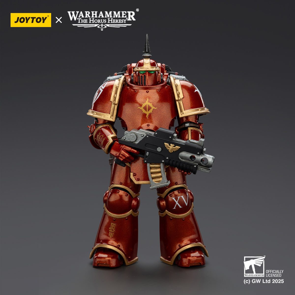 JOYTOY Warhammer Thousand Sons Sons of Horus Alpha Legion Ultramarines Space Wolves Imperial Fists Blood Angels MK lll Tactical Legionary 1/18 Scale Action Figure