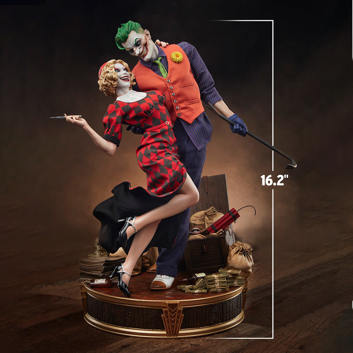 Sideshow The Joker And Quinn Collectible Figurine