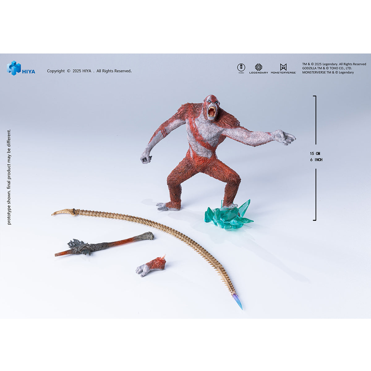 HIYA Godzilla vs Kong：The New Empire The Skar King SSG0197 Action Figure