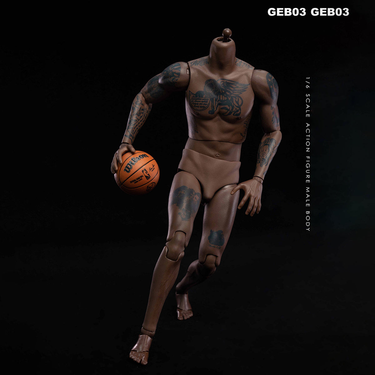 Genesis Emen, EB Original NBA Basketball Star Plain Male Body - James, Figure Body