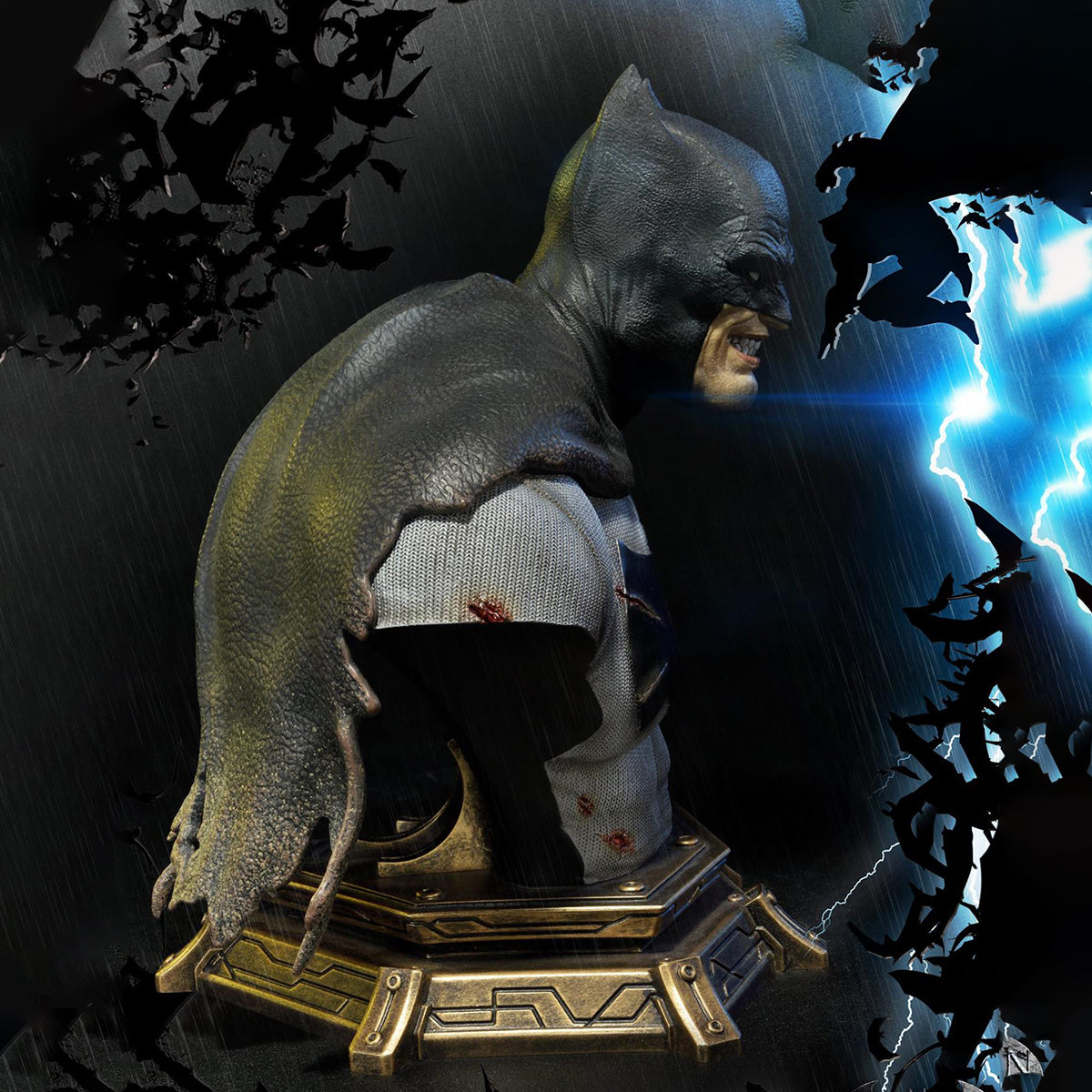 Prime 1 Studio, Batman Bust, TDKR Edition, 10.5 Inches Statue Figurine