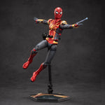 Figura de acción coleccionable de ZD Toys: Serie Aniversario: Spider-Man Rojo y Dorado (1913-1902), estilo película, miniatura a escala 1:10