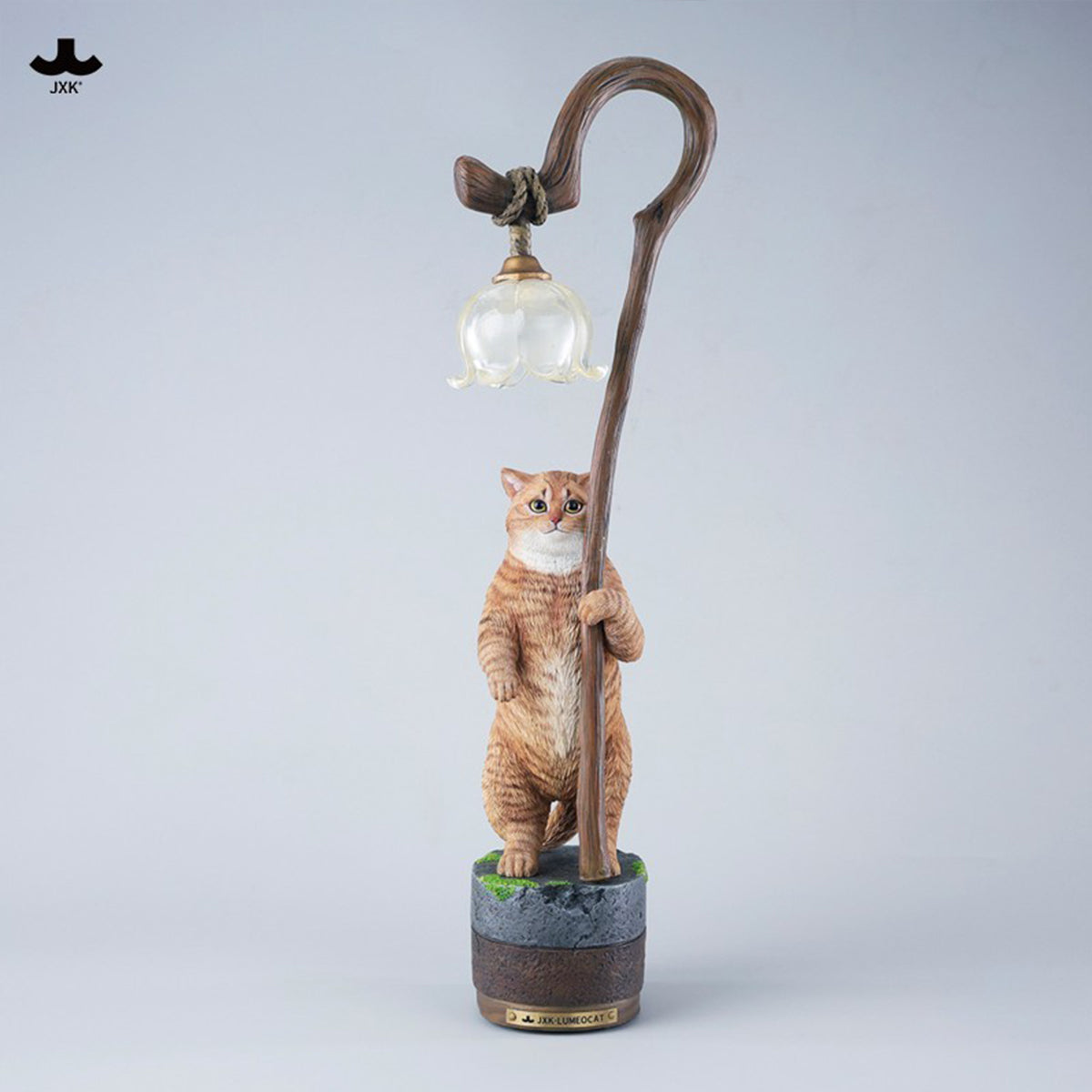 JXK Lily of the Valley Reflecting a Cat JXK342 Collectible Animal Figurine