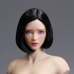 Escultura de cabeza femenina asiática con ojos móviles de YMTOYS - Lianxiang para figuras de acción