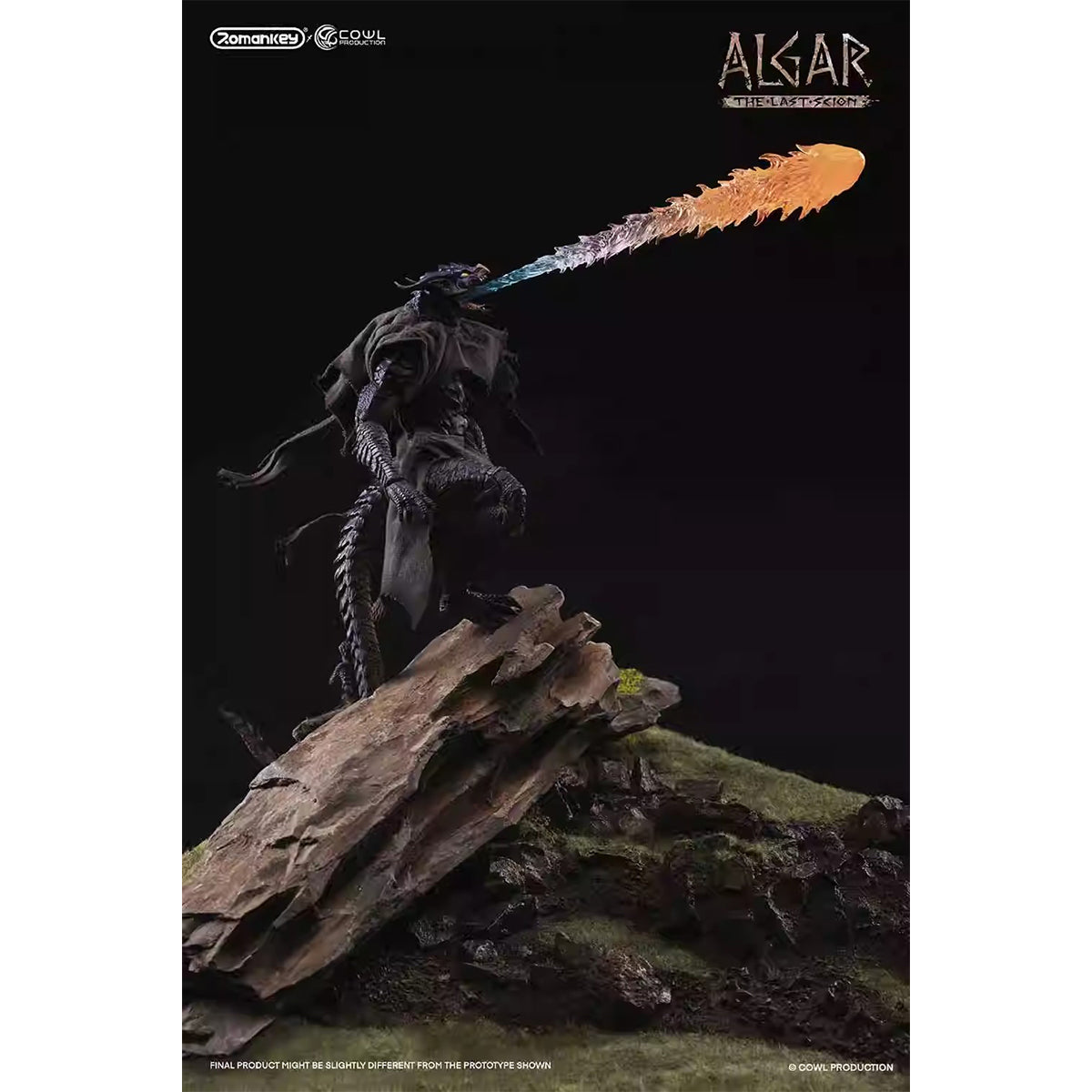 Romankey X COWL The Last Scion Algar The First Receiver Action Figure