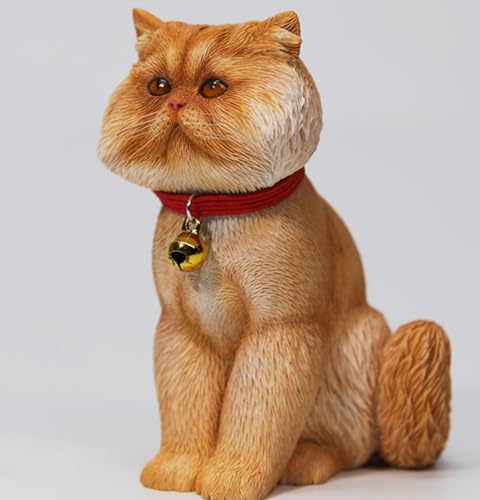 HiPlay JXK Collectible Cat Figure: Ugly Cat 1.0, Expertly Hand-Painted, Lifelike, Safe Resin, 1:6 Scale Miniature Animal Figurine JXK183