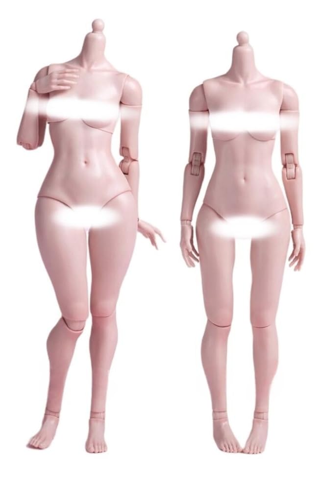 HiPlay WorldBox 1:6 Scale Female Seamless Action Figure Body - Slim Body Shape, Fair Skin