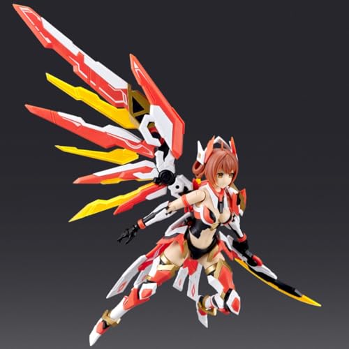 HiPlay MS General Plastic Assemble Model Kits: Eastern Wu's Da Qiao & Xiao Qiao Dual-Bird Anime Style 1:12 Scale Collectible Action Figures MG-10