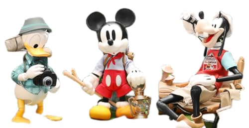 HiPlay MORSTORM Collectible Figure Full Set: Disney Urban Escape Plan, Mickey and Friends Set Miniature Action Figurine