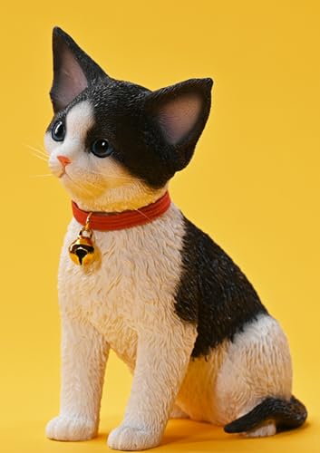 HiPlay JXK Cat Figure: Devon Rex 2.0,1:3 Scale Miniature Animal Figurine