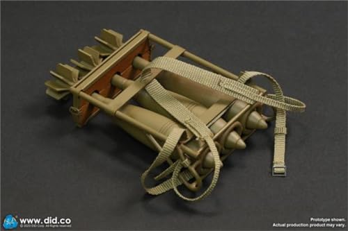 1/6 Scale Figure Accessory: Machine Heavy Mortars Model Miniature Collectible