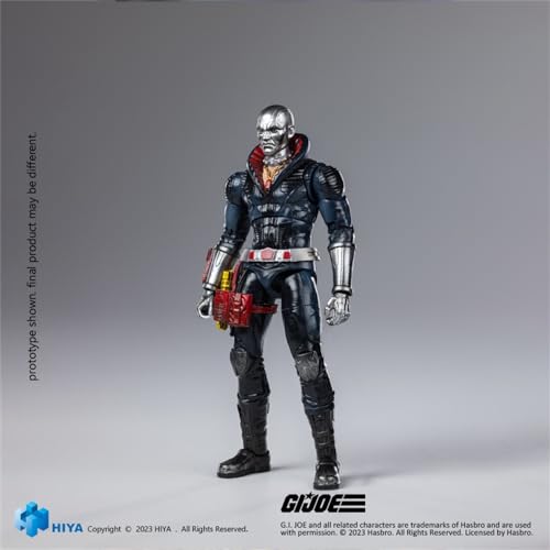 HiPlay HIYA Full Set: Special Forces, G.I.Joe Destro, 1:18 Scale Miniature Action Figurine