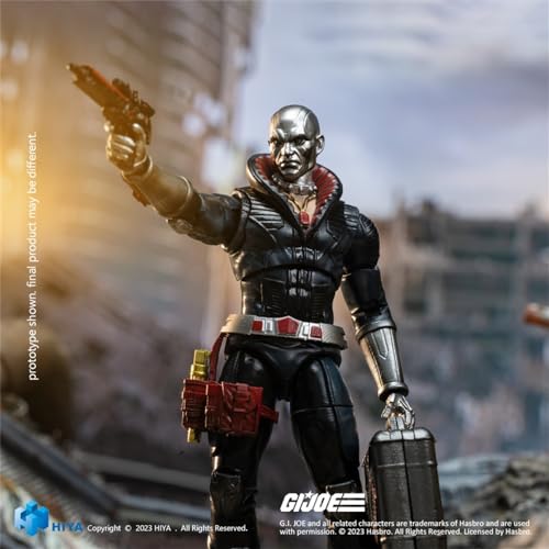 HiPlay HIYA Full Set: Special Forces, G.I.Joe Destro, 1:18 Scale Miniature Action Figurine