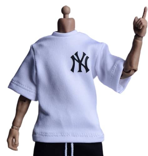 HiPlay Figure Doll Clothes: T-Shirt for 6-inch Collectible