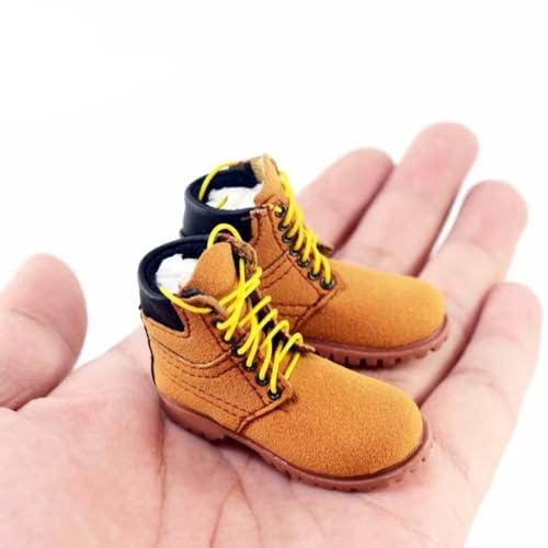 Accesorio para figura a escala 1/6: Botas de senderismo para hombre, zapatos, miniatura coleccionable