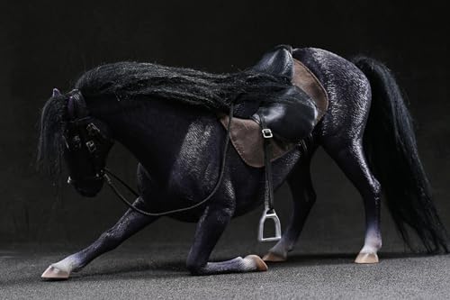 HiPlay JXK Collectible Horse Figure: Hannover3.0, Expertly Hand-Painted, Lifelike, Safe Resin, 1:12 Scale Miniature Animal Figurine