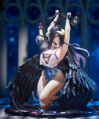 HiPlay Animester Collectible Figure: KDcolle Overlord Albedo Bondage Version, Anime Style, 1:7 Scale Miniature Figurine SF