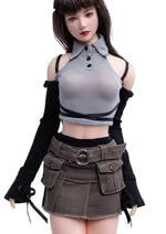 Ropa para muñeca a escala 1/6: Camiseta, traje y falda para figura de acción coleccionable de 12 pulgadas TCT-033A