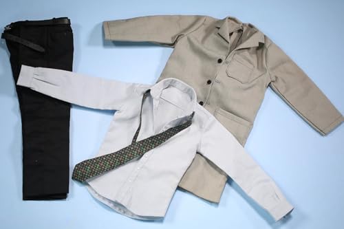 Ropa para muñeca a escala 1/6: Traje largo para figura de acción masculina coleccionable de 12 pulgadas JO23M-05A