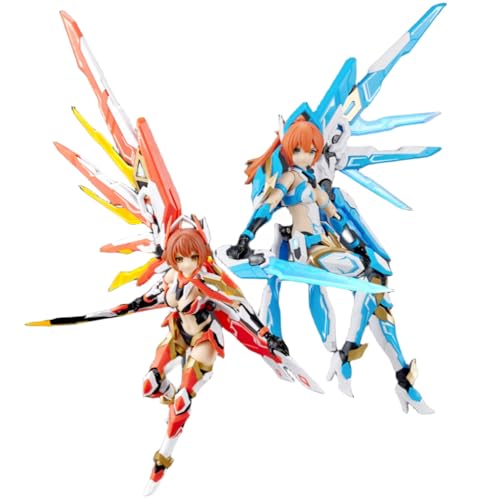 HiPlay MS General Plastic Assemble Model Kits: Eastern Wu's Da Qiao & Xiao Qiao Dual-Bird Anime Style 1:12 Scale Collectible Action Figures MG-10