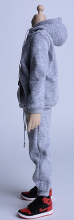 Vêtements de poupée à l'échelle 1/12 : ensemble sweat-shirt à capuche, accessoire de collection