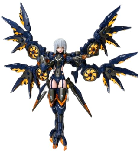 HiPlay Nuke Matrix Plastic Model Kits: Assault Angels: Chu Feng BEE, Liu Li, Mecha Musume, Anime Style 1:12 Scale Collectible Female Action Figures