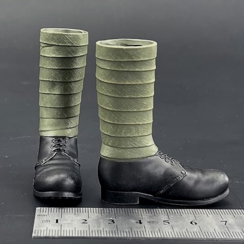 Figurine articulée à l'échelle 1/6 : Bottes miniatures à collectionner