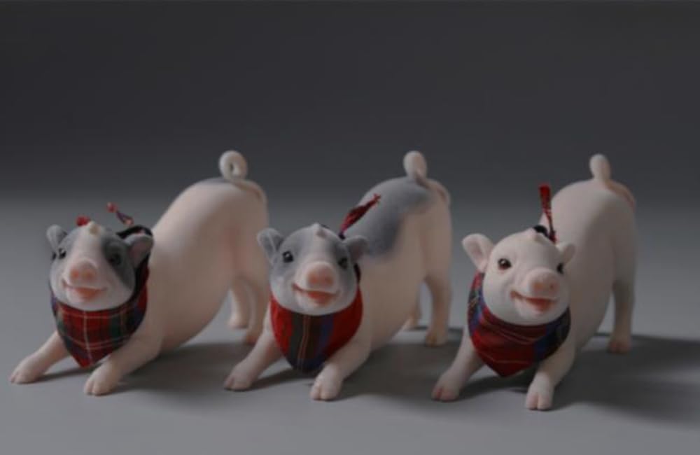 HiPlay JXK Pig Figure: The Little Pig, 1:6 Scale Miniature Animal Figurine