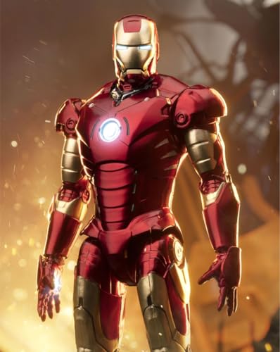 HiPlay ZD Collectible Figure Full Set: Iron Man Mark Garage Set, 1:20 Scale Miniature Action Figurine