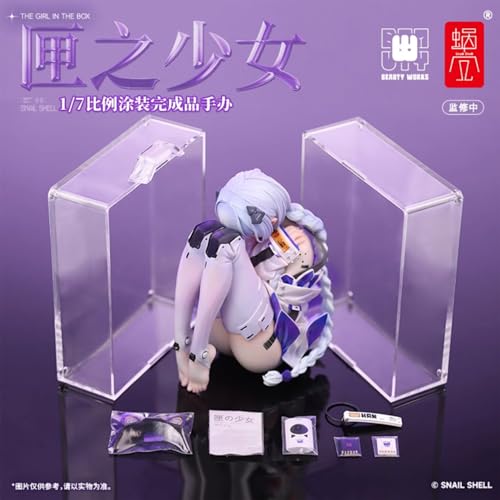 HiPlay Snail Shell Collectible Figure: The Girl in The Box, Anime Style, 1:7 Scale Female Miniature Figurine XZSN