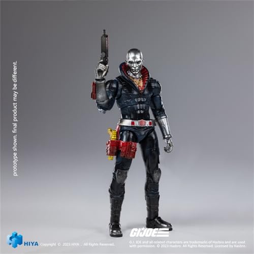 HiPlay HIYA Full Set: Special Forces, G.I.Joe Destro, 1:18 Scale Miniature Action Figurine