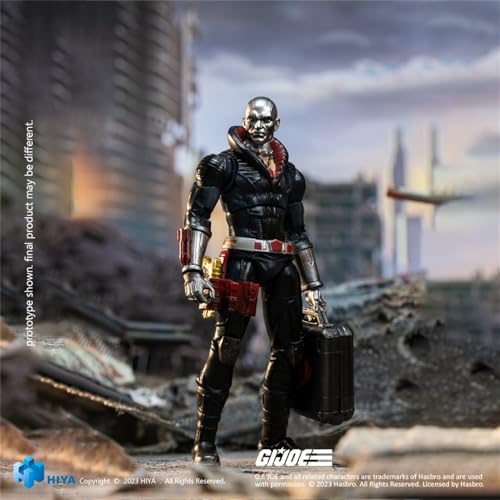 HiPlay HIYA Full Set: Special Forces, G.I.Joe Destro, 1:18 Scale Miniature Action Figurine