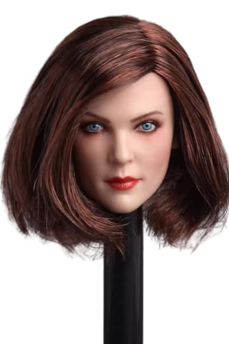 HiPlay 1:6 Scale Female Head Sculpt, European Girl Head Sculpture for 12-inch Action Figures GC006B