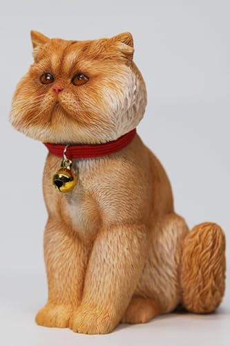 HiPlay JXK Collectible Cat Figure: Ugly Cat 1.0, Expertly Hand-Painted, Lifelike, Safe Resin, 1:6 Scale Miniature Animal Figurine JXK183