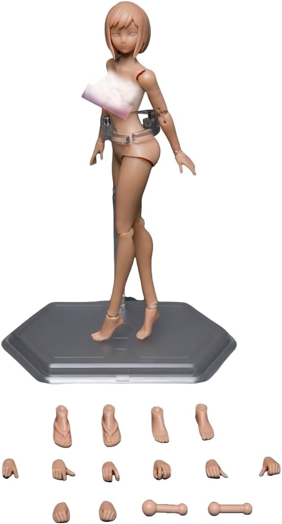 86TOYS 1/12 Half-Seamless Female Standard Body T86-ST06-B Suntan Skin Large Bust