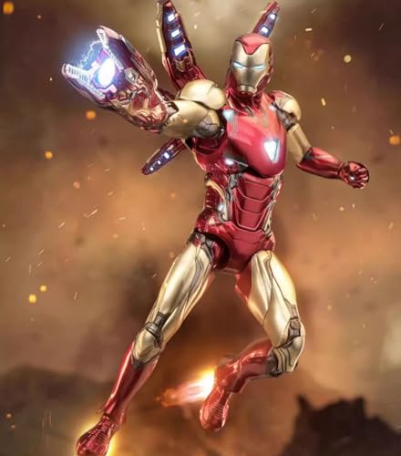 HiPlay ZD Collectible Figure Full Set: Iron Man Mark 85 2.0, 1:10 Scale Miniature Action Figurine