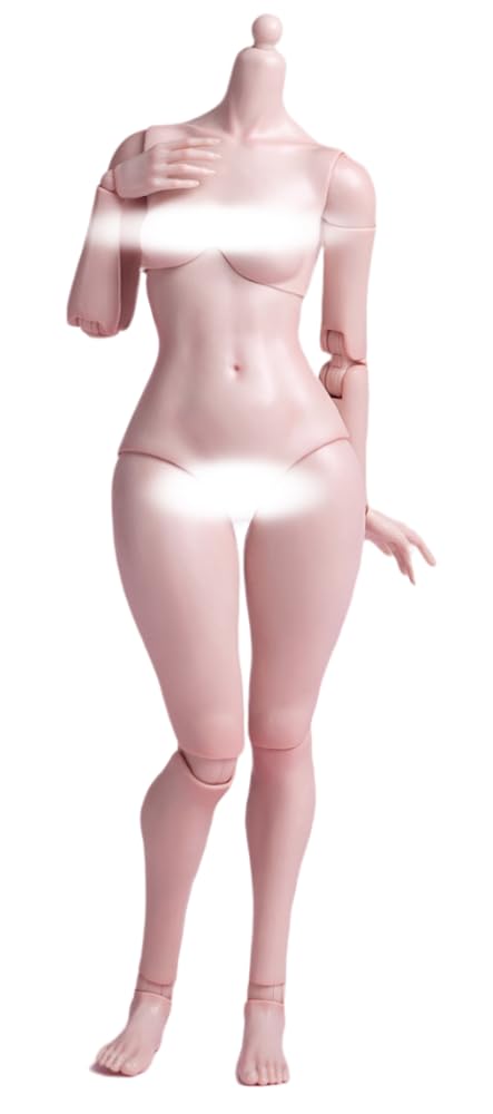 HiPlay WorldBox 1:6 Scale Female Action Figure Body - Plump Body Shape, Fair Skin