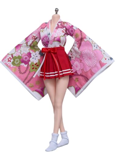 HiPlay Action Figure Doll Clothes: Kimono Suit Long Style for 12-inch Collectible