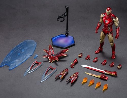 HiPlay ZD Collectible Figure Full Set: Iron Man Mark 85 2.0, 1:10 Scale Miniature Action Figurine